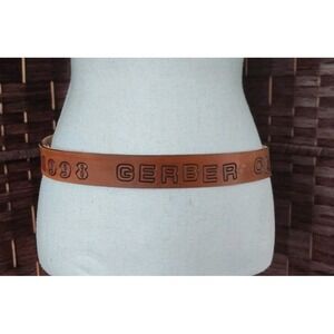 Boy Scout Vintage 1998 Gerber Scout Camp Belt Thunderbird Handmade Belt By Nick